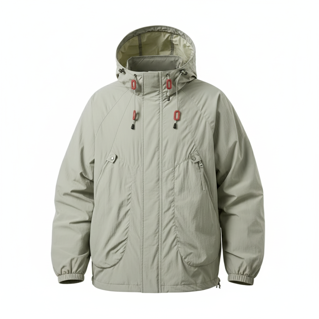 Alex outdoor jas met capuchon