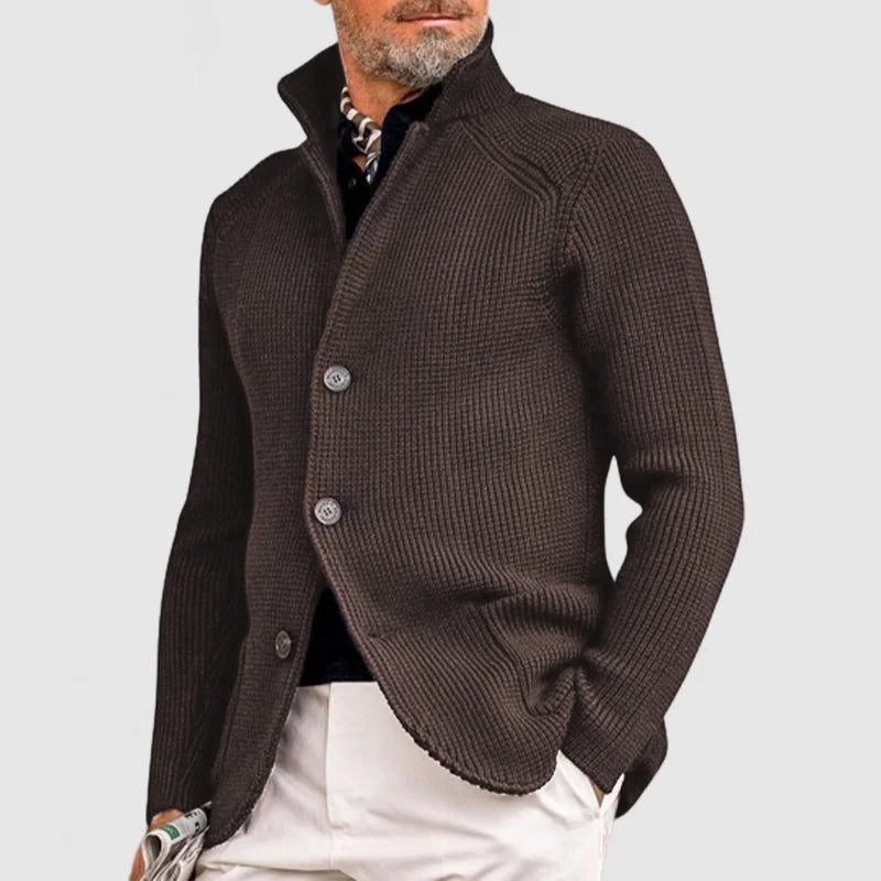 Jonathan vest in gebreide elegantie