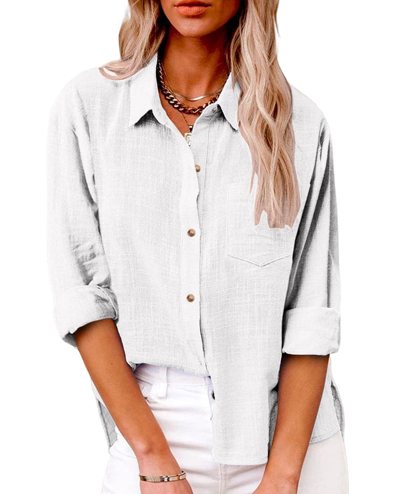 Sophie Zachte Blouse met Zakken