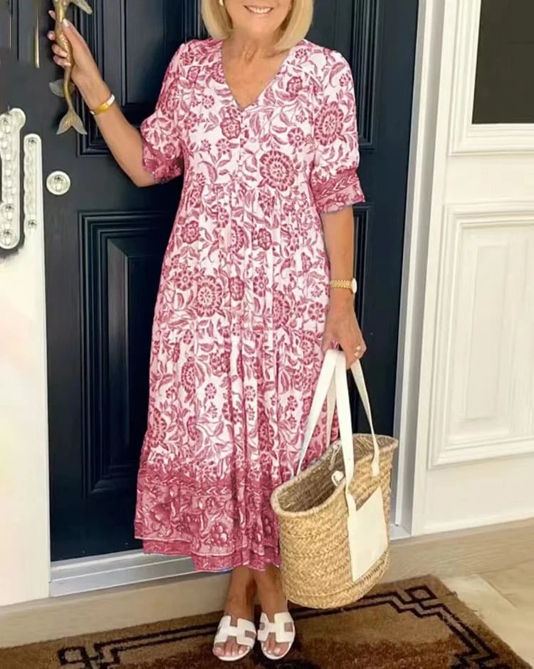 Cindy Luchtige Maxi Zomerjurk