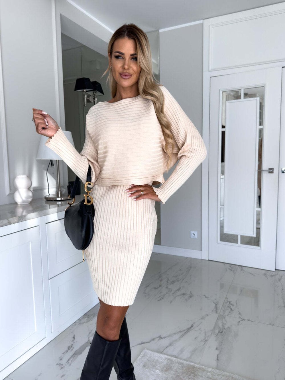 Jolien Gebreide Set
