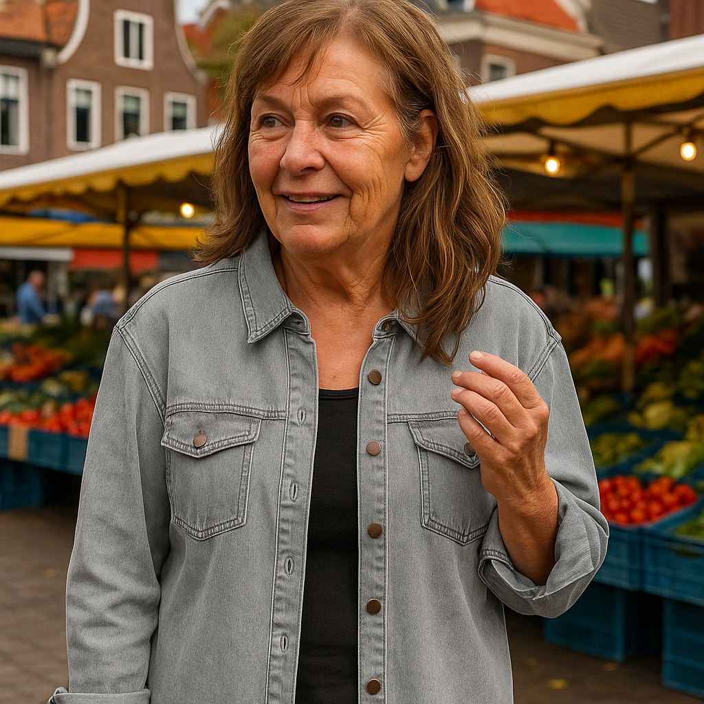 Marlies denim overhemdjack