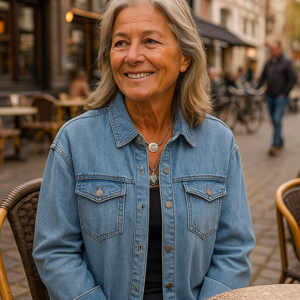 Marlies denim overhemdjack