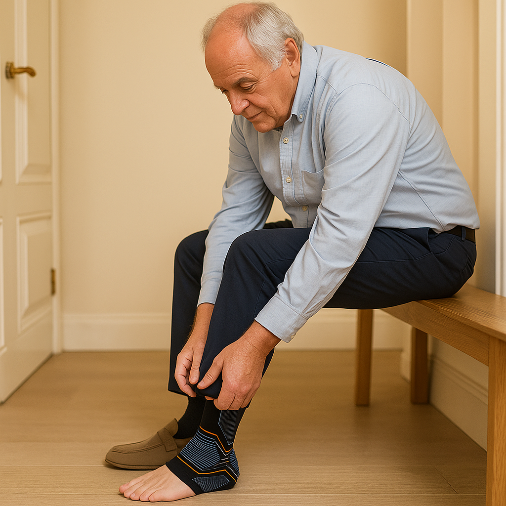 StepScore FlexGrip Enkelbrace – 3D Compressie