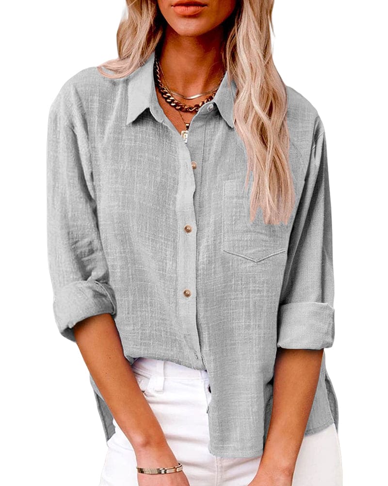 Sophie Zachte Blouse met Zakken