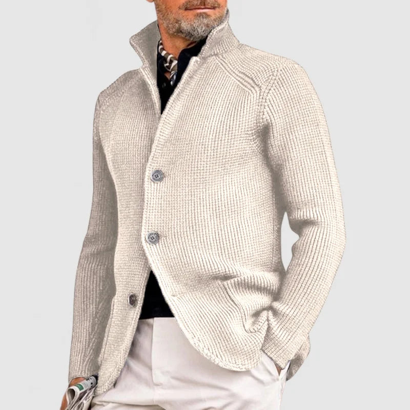 Jonathan vest in gebreide elegantie
