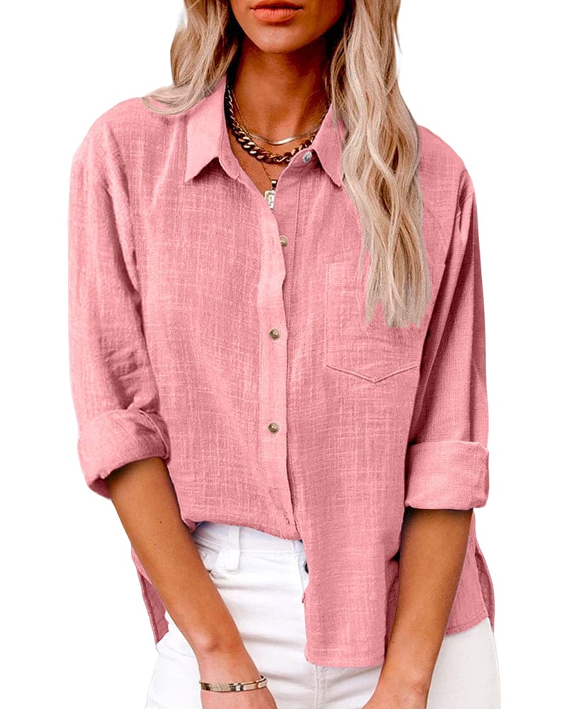Sophie Zachte Blouse met Zakken