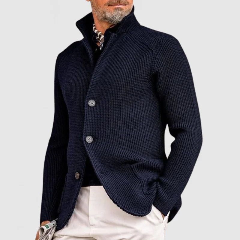 Jonathan vest in gebreide elegantie