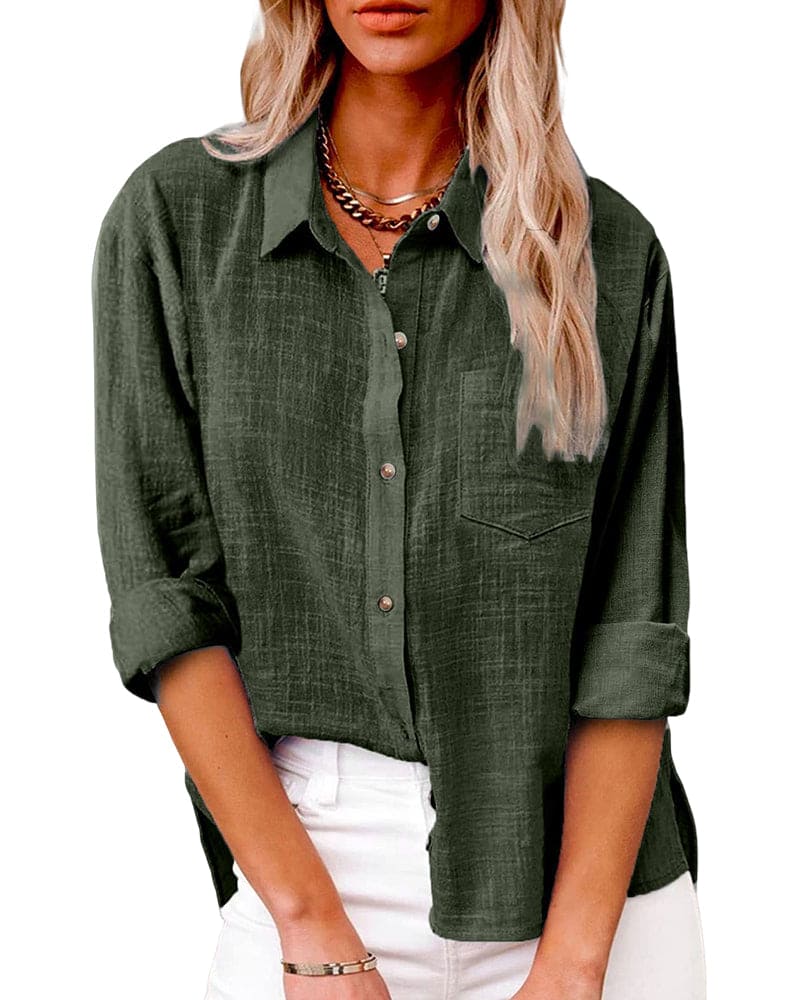 Sophie Zachte Blouse met Zakken