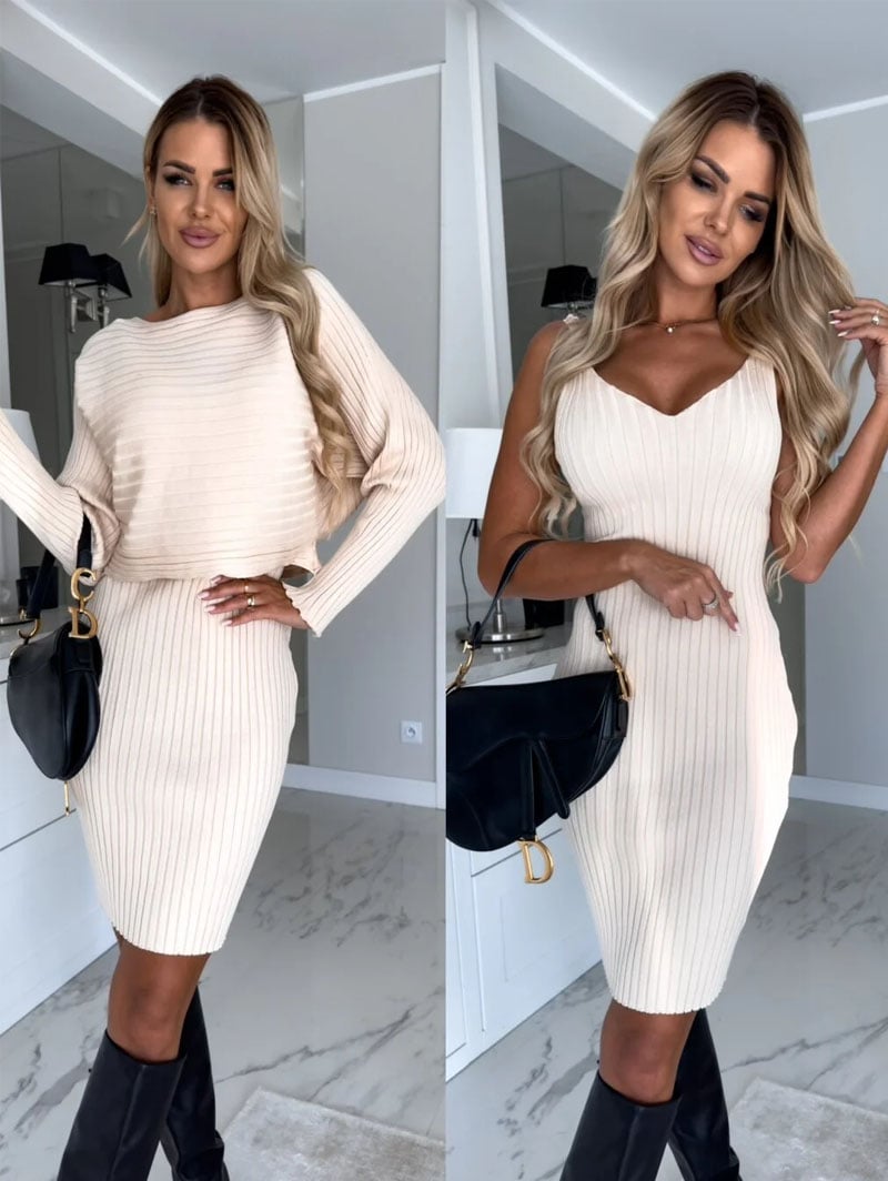 Jolien Gebreide Set