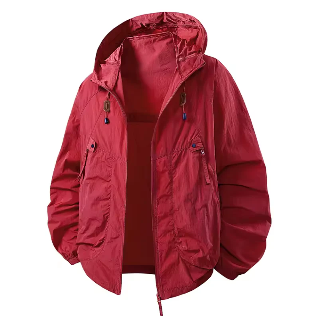 Alex outdoor jas met capuchon