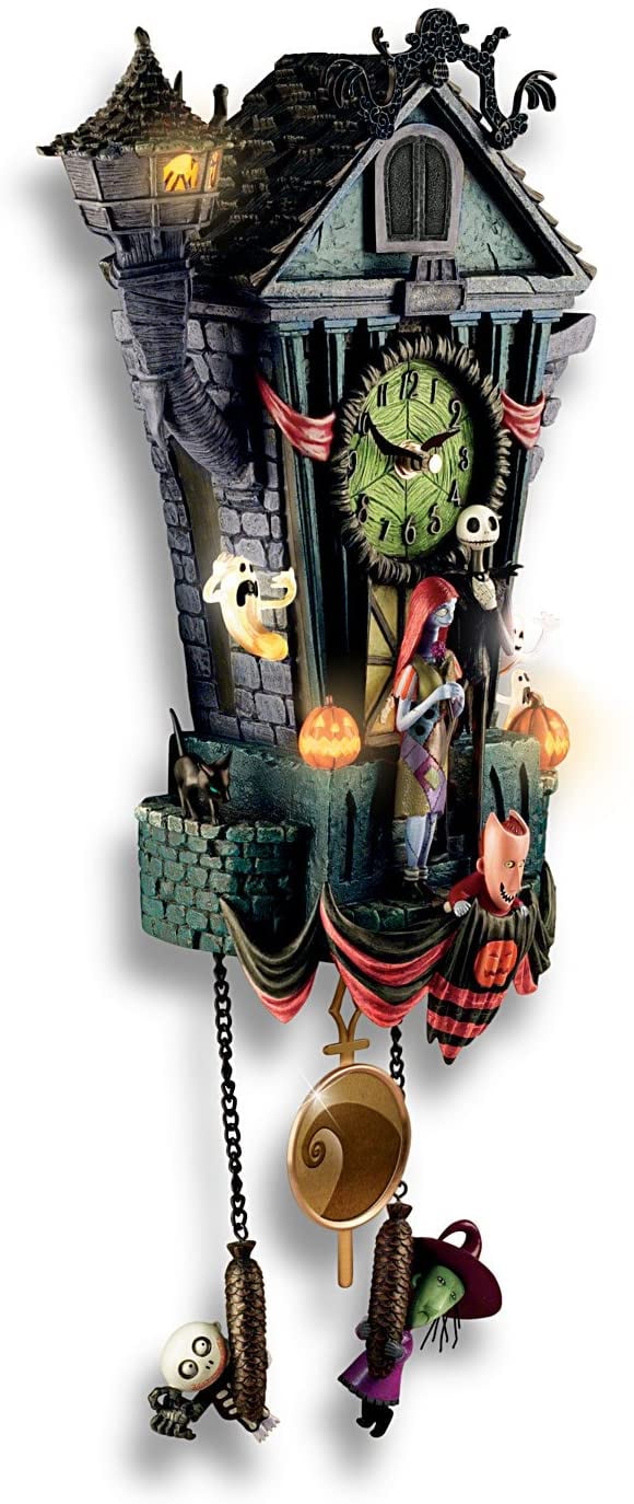 Halloween wandklok met spookachtig design