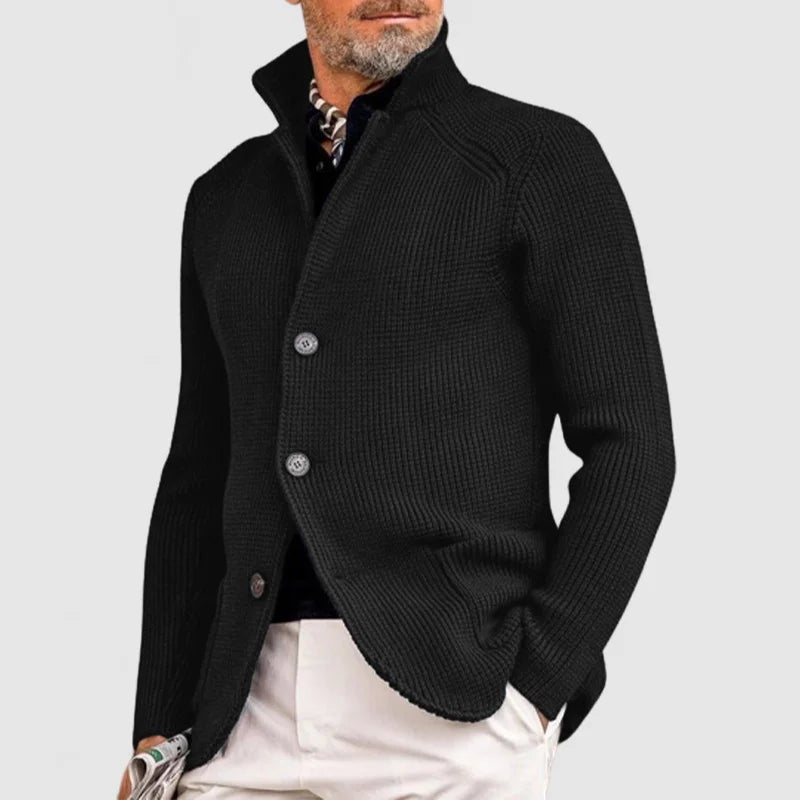 Jonathan vest in gebreide elegantie