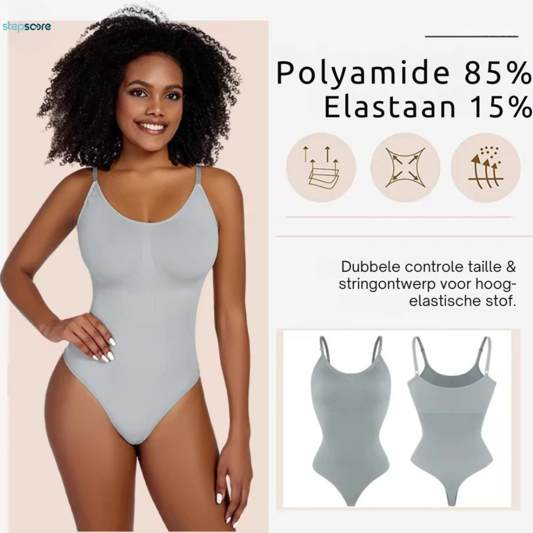 SculptFit™ Lace Body Shaper – Ultieme Taillecontrole & Comfort