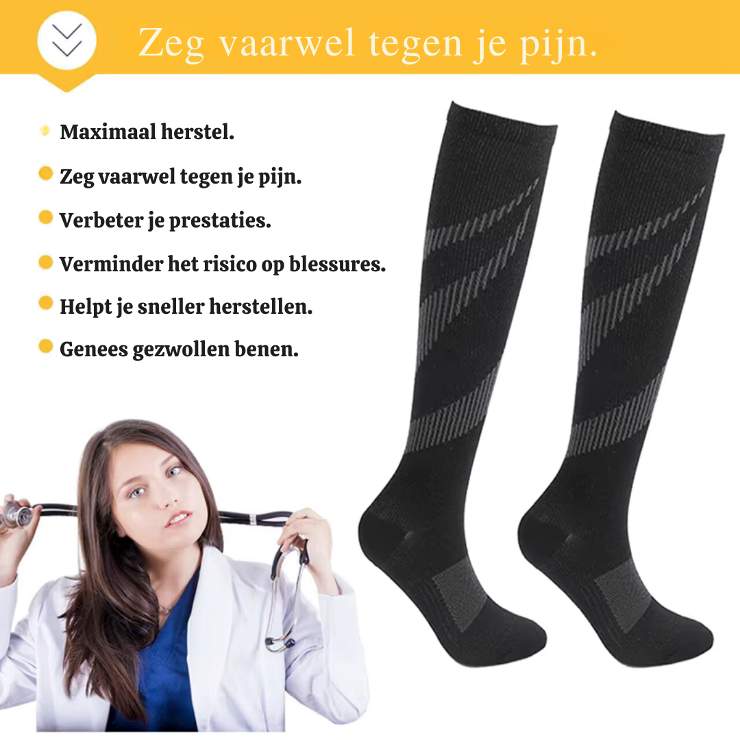 Comfort Compressiekousen – Steun en Comfort voor Elke Dag