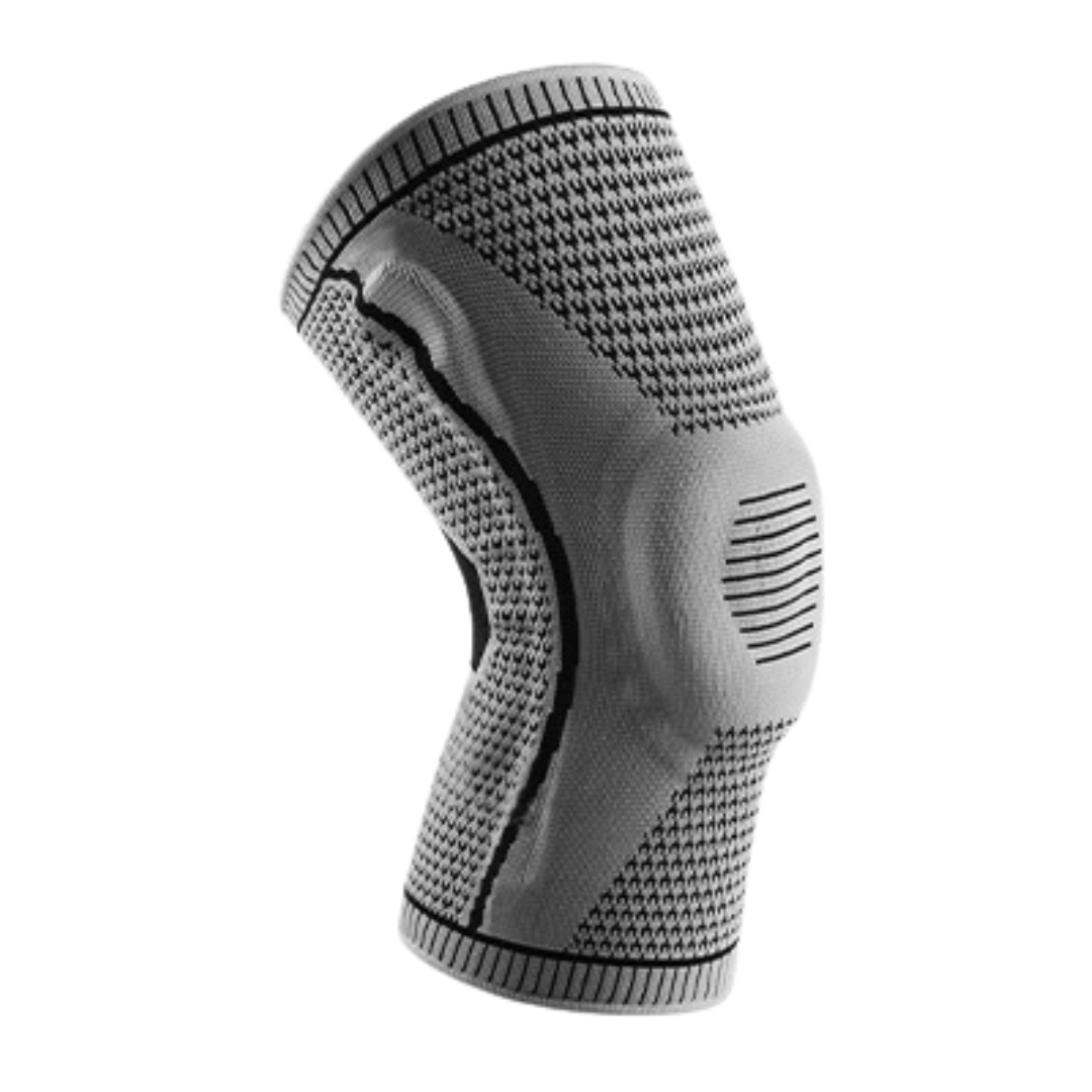 StepScore FlexiGrip Kniebrace – Silicone & Veerstrips