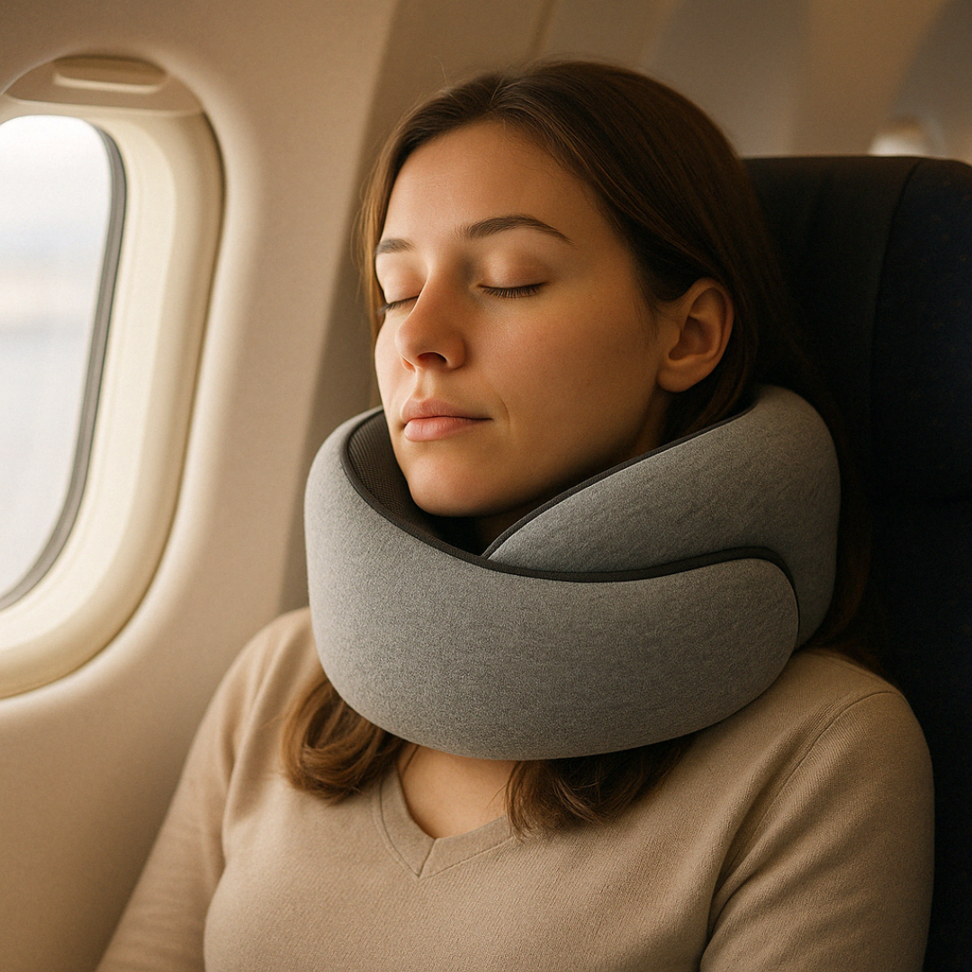 SleepWrap – Compact Reiskussen met Nekondersteuning