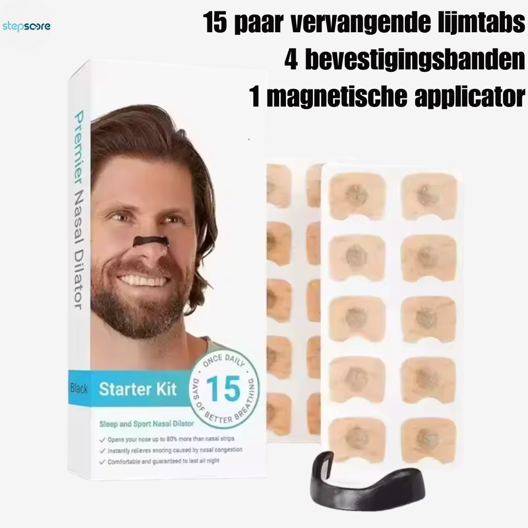 Magnetische Neusspreiders - Verbeterde Ademhaling en Vermindering van Snurken