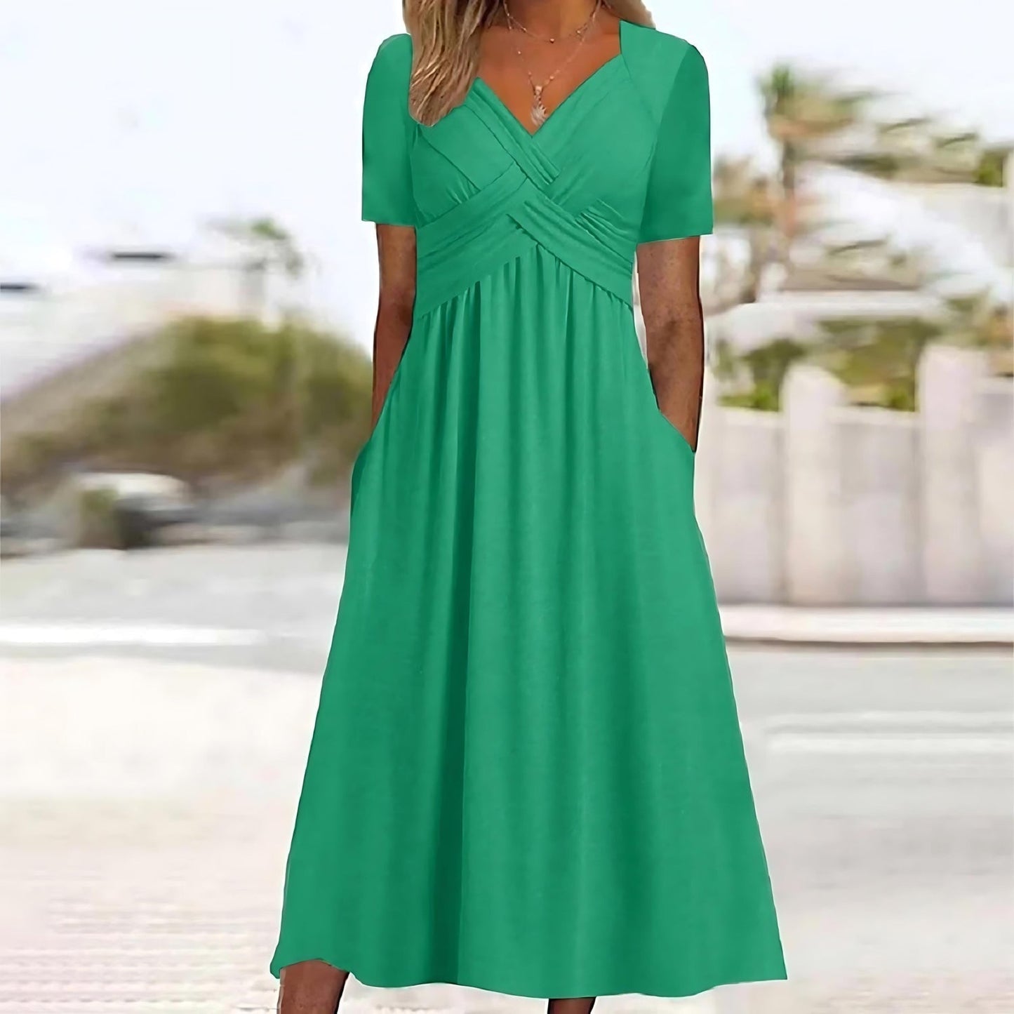 Jasmine – Elegante Midi-Jurk