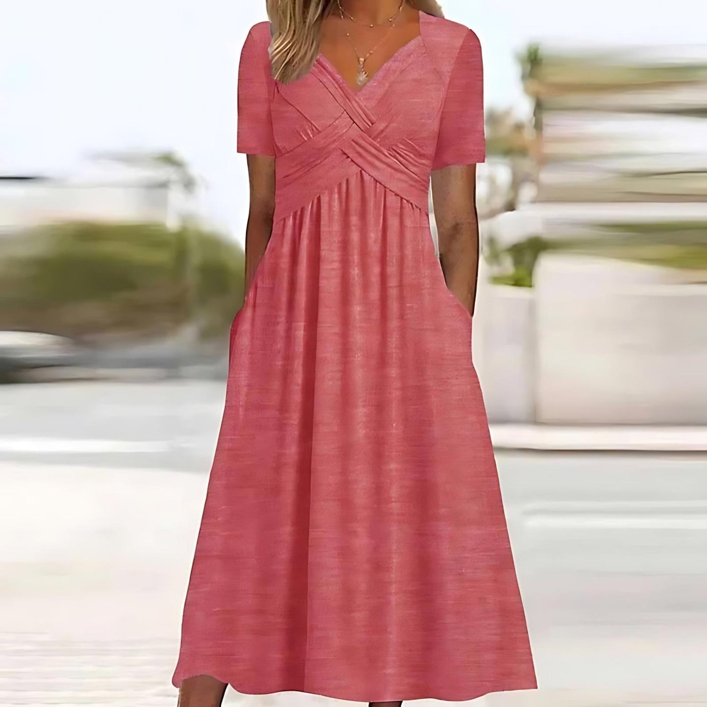 Jasmine – Elegante Midi-Jurk