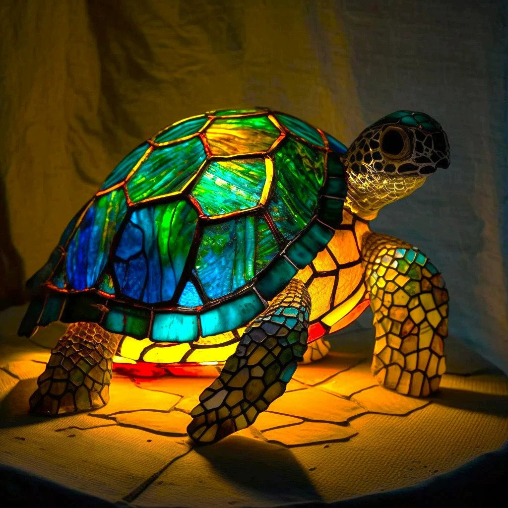 Decoratieve LED nachtlamp met mozaïeklook