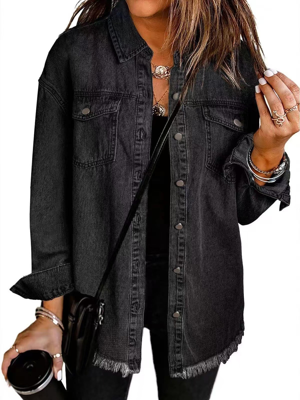 Marlies denim overhemdjack