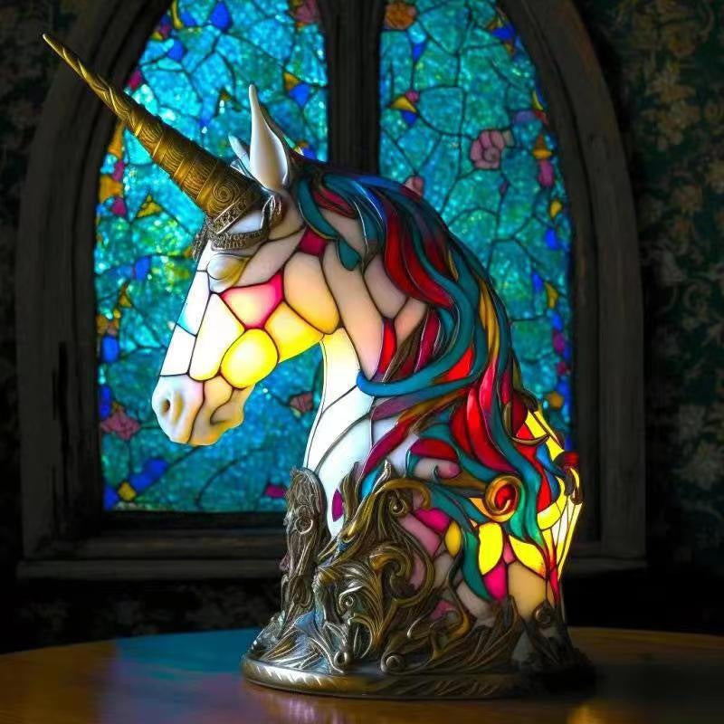 Decoratieve LED nachtlamp met mozaïeklook