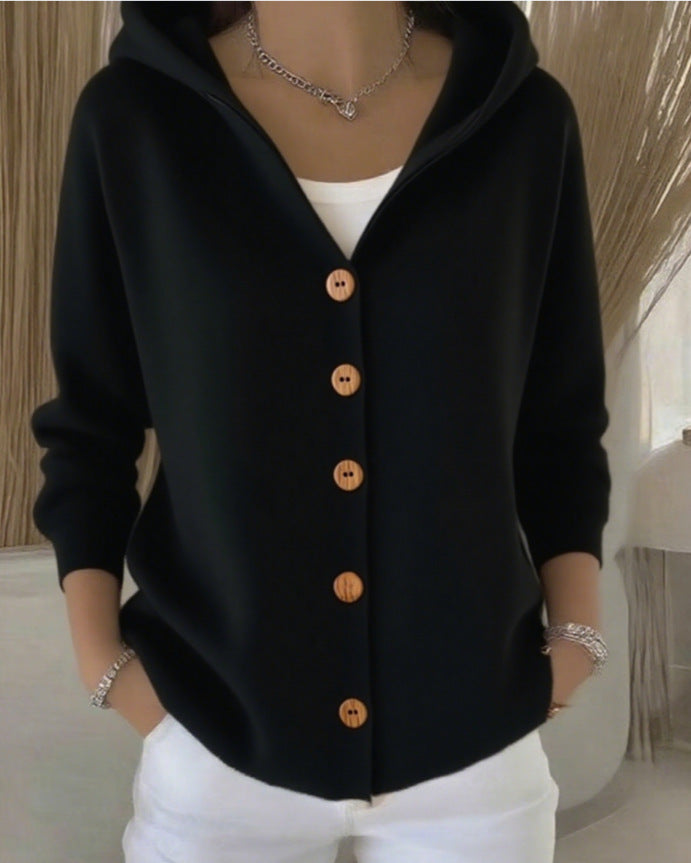 Luna zachte capuchoncardigan