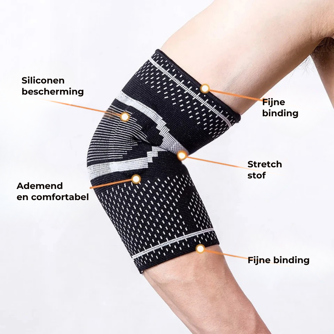 StepScore ProFlex Elleboogbrace – Siliconen Ring