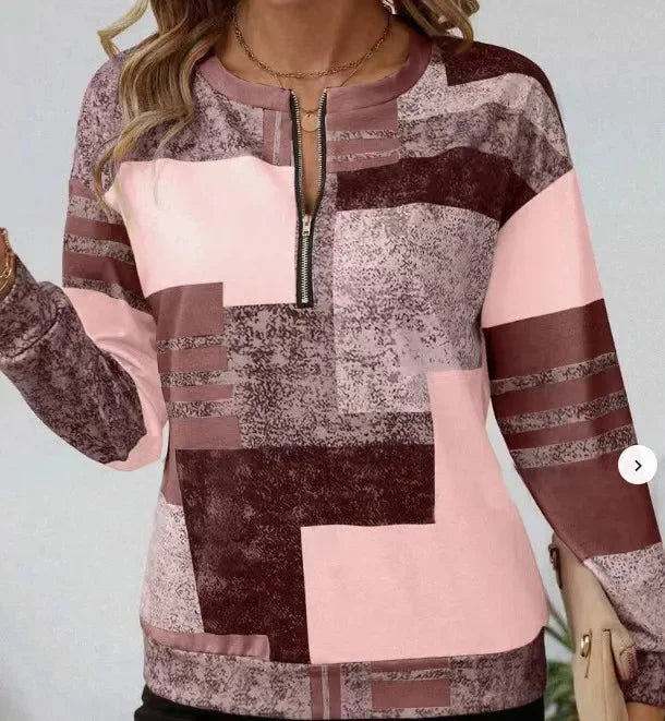 Romy Kleurblok Sweatshirt