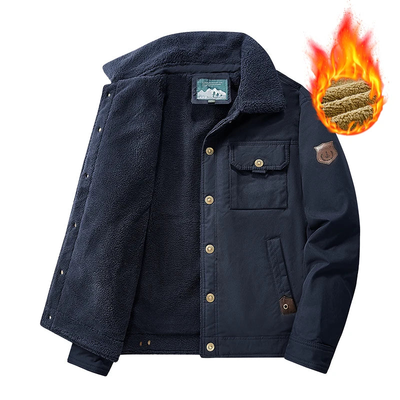 Matthijs fleece gevoerde winterjas