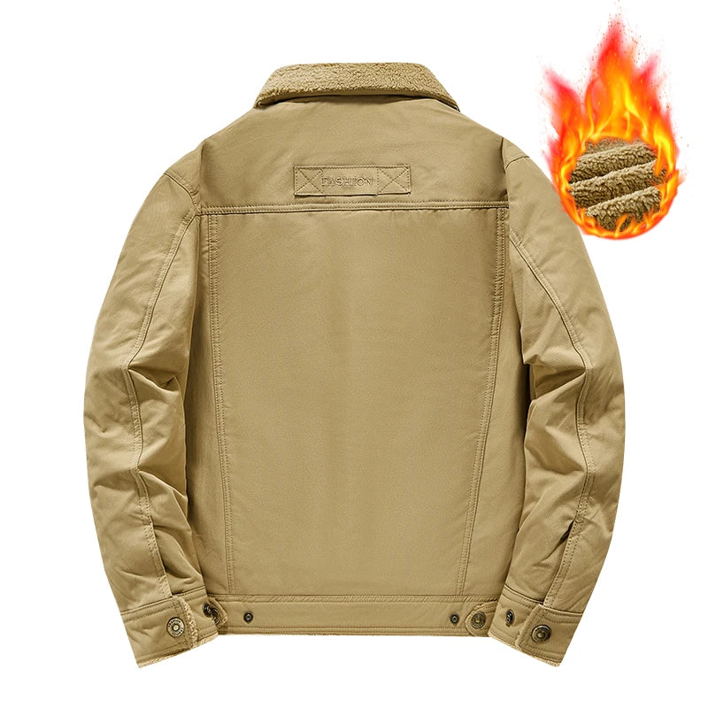 Matthijs fleece gevoerde winterjas