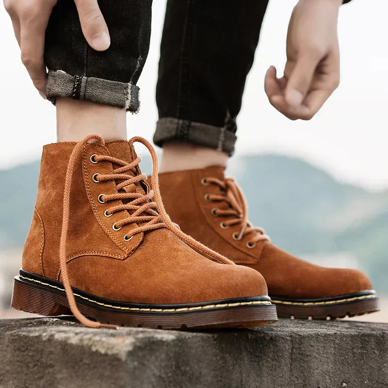 Arjan suède veterboots