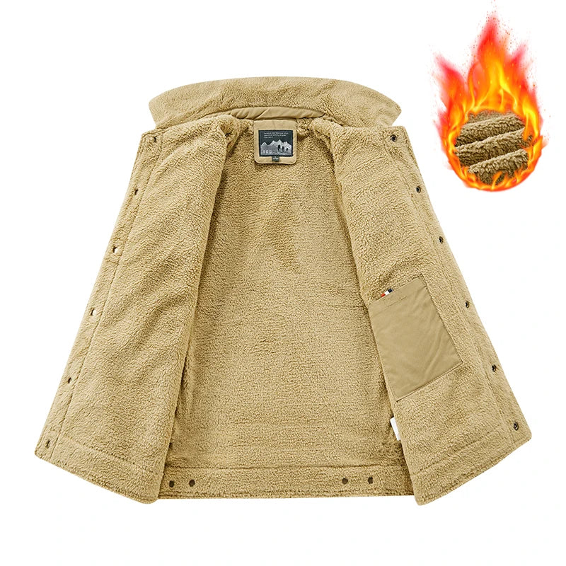 Matthijs fleece gevoerde winterjas