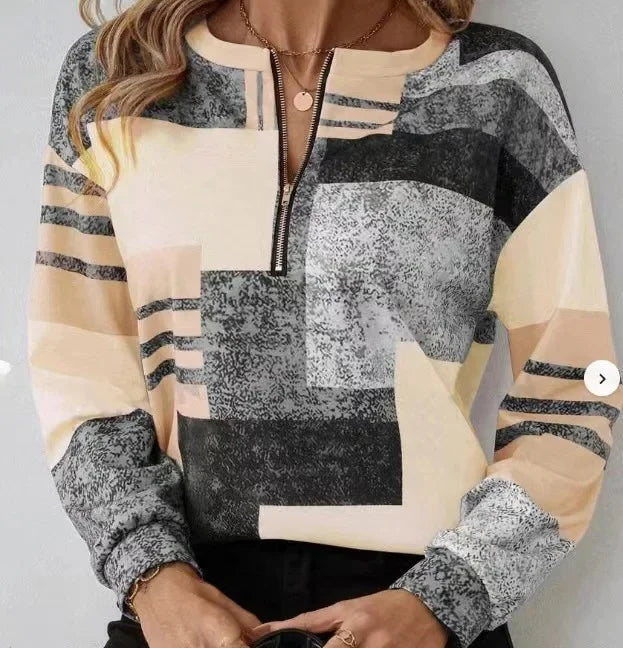Romy Kleurblok Sweatshirt