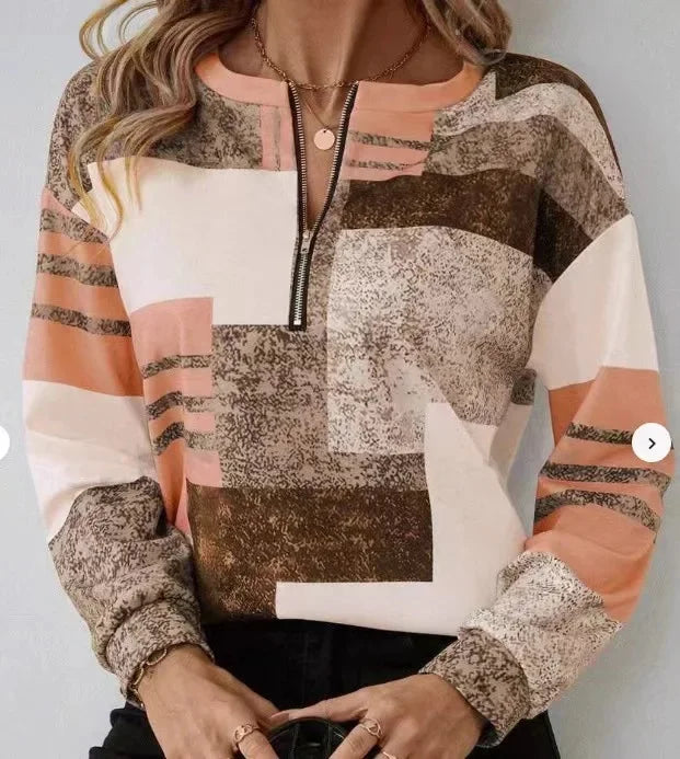 Romy Kleurblok Sweatshirt