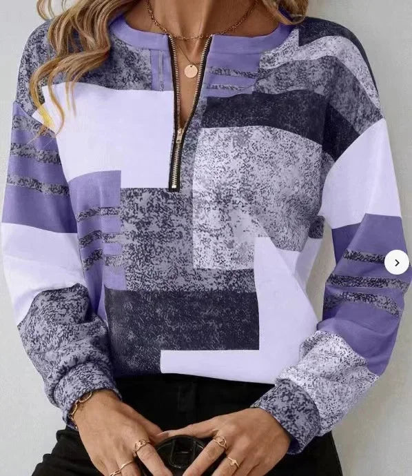 Romy Kleurblok Sweatshirt