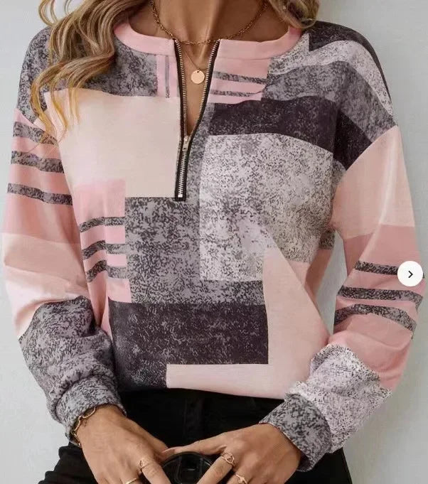 Romy Kleurblok Sweatshirt