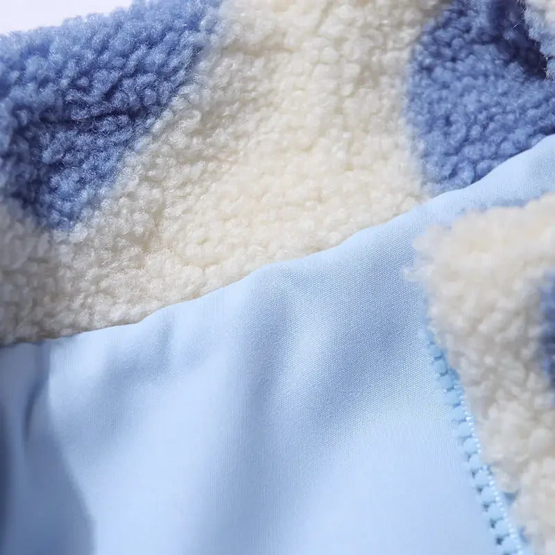 Daria omkeerbare teddy winterjas