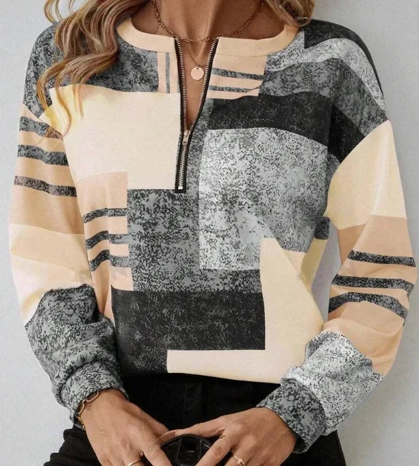 Romy Kleurblok Sweatshirt