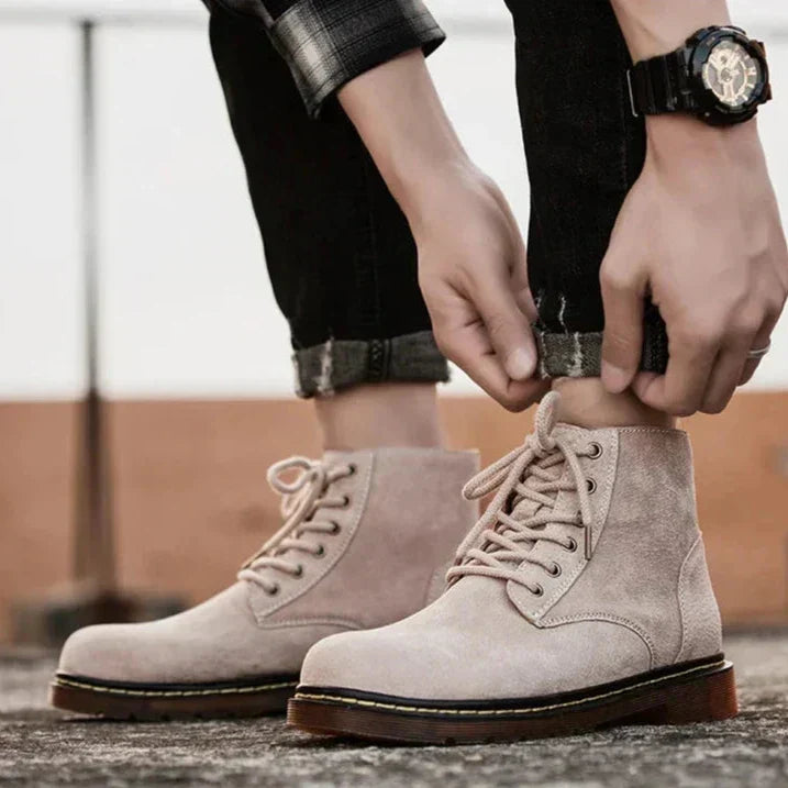 Arjan suède veterboots