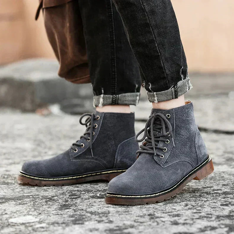Arjan suède veterboots