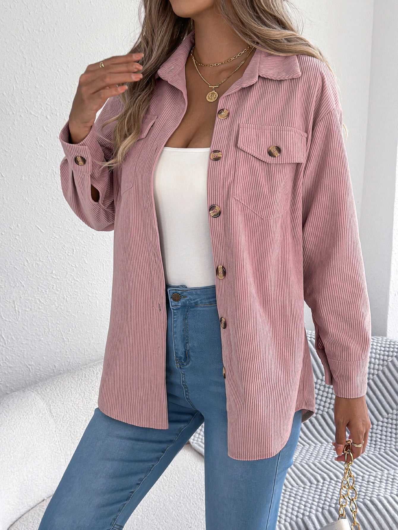 Hannah Corduroy Casual Jacket