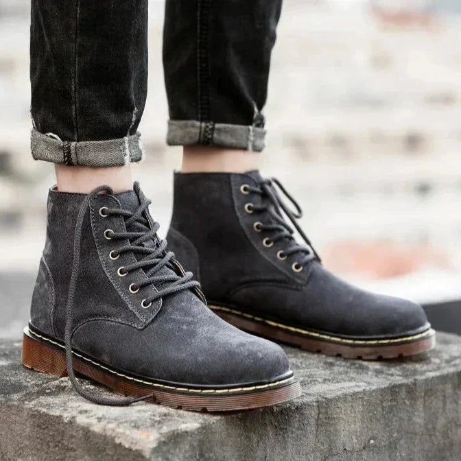 Arjan suède veterboots