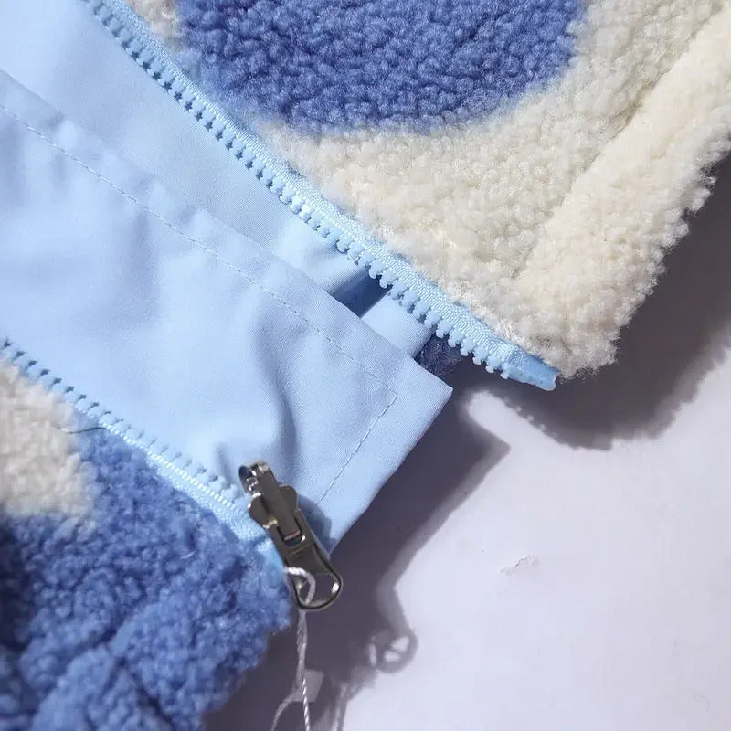 Daria omkeerbare teddy winterjas