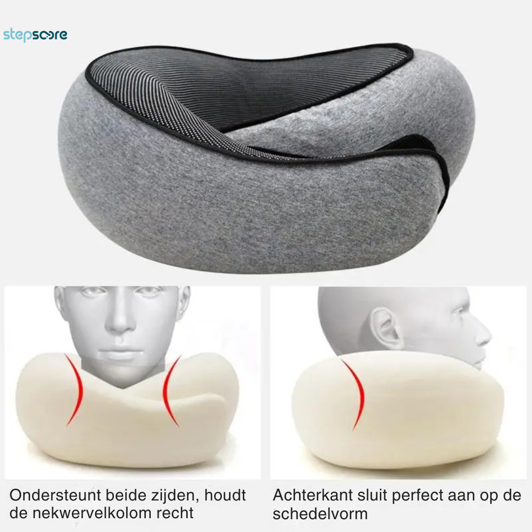 SleepWrap – Compact Reiskussen met Nekondersteuning