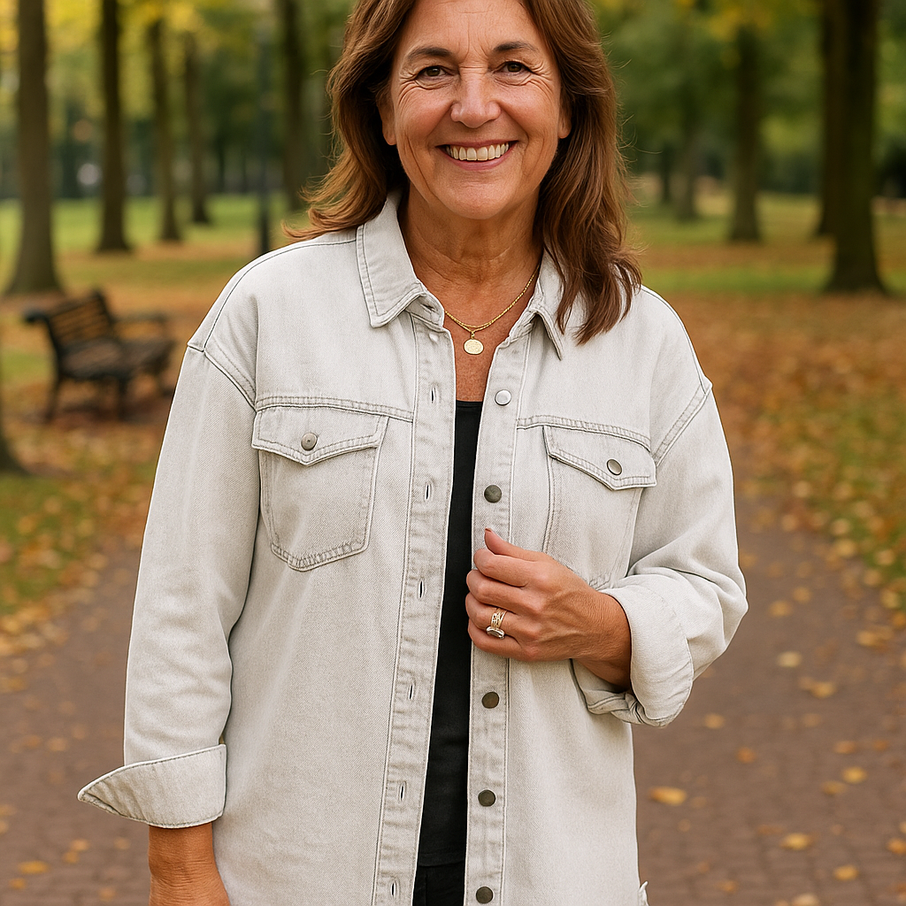 Marlies denim overhemdjack