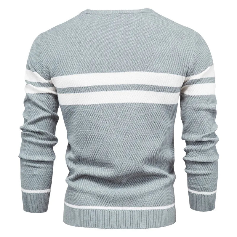 Luca Patchwork Trui met Lange Mouwen