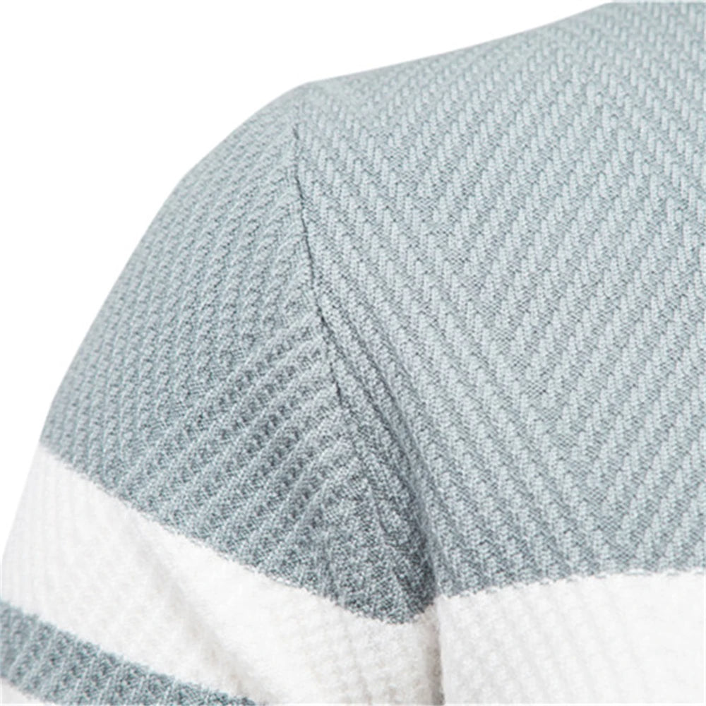 Luca Patchwork Trui met Lange Mouwen