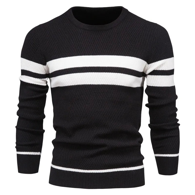 Luca Patchwork Trui met Lange Mouwen